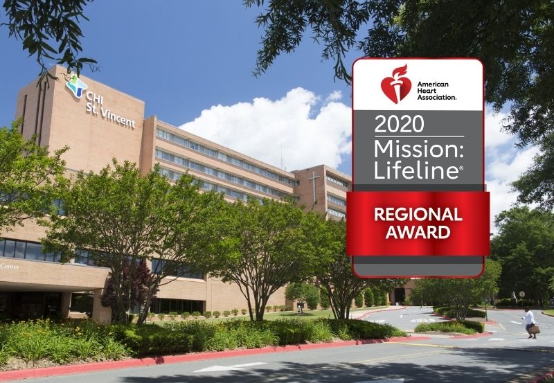 CHI St Vincent Infirmary 2020 Mission Lifeline Trailblazer Award