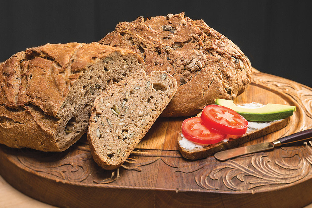 No-Knead Seedy Bread