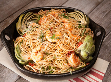 Shrimp Artichoke Pasta